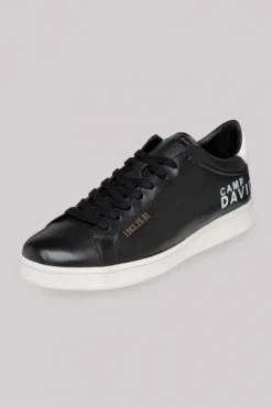 Herren CAMP DAVID & SOCCX Sneaker aus Leder mit Logo Prints