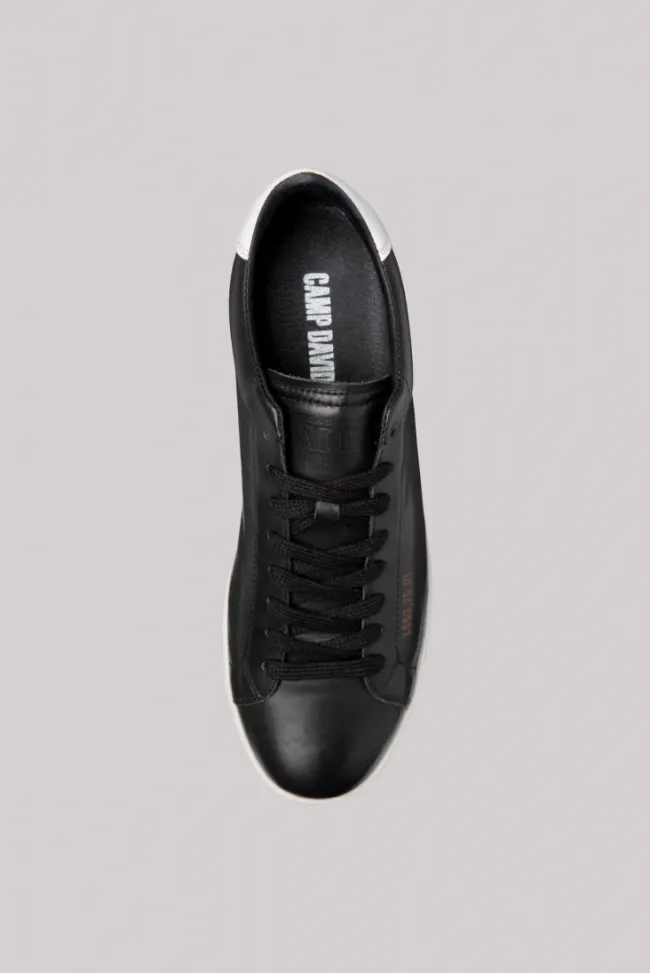 Herren CAMP DAVID & SOCCX Sneaker aus Leder mit Logo Prints