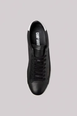 Herren CAMP DAVID & SOCCX Sneaker aus Leder mit Logo Prints
