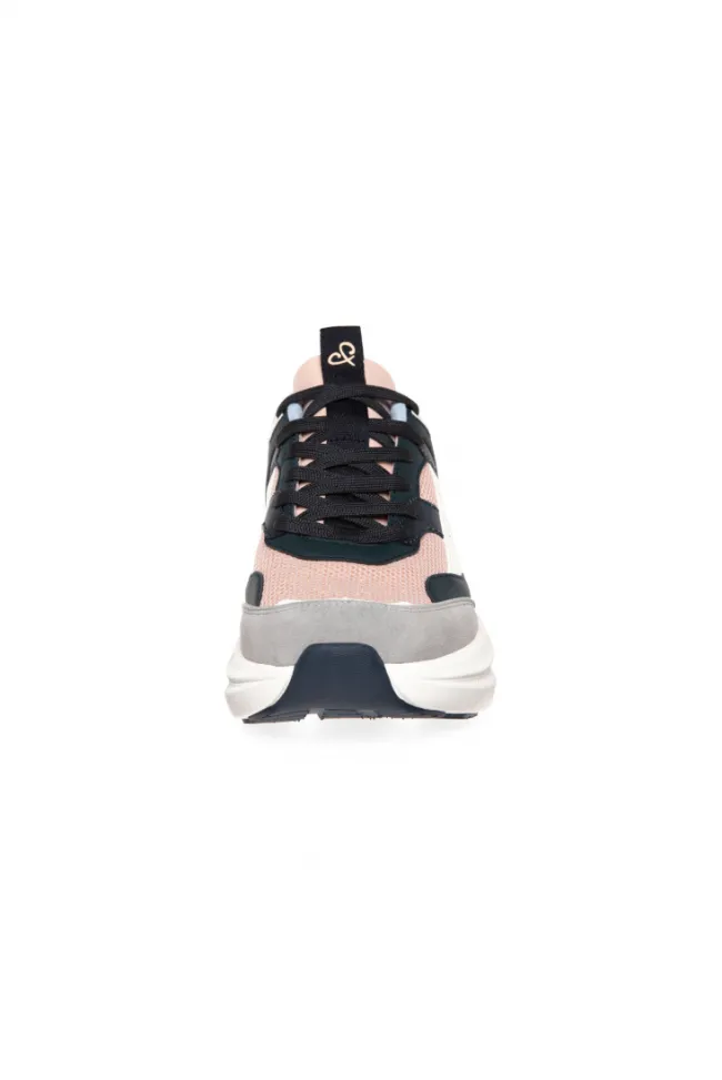 Damen CAMP DAVID & SOCCX Sneaker im bunten Materialmix mit Dip-Dye-Sohle rose blush