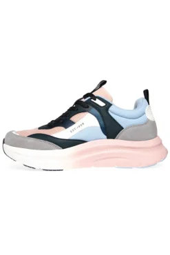 Damen CAMP DAVID & SOCCX Sneaker im bunten Materialmix mit Dip-Dye-Sohle rose blush