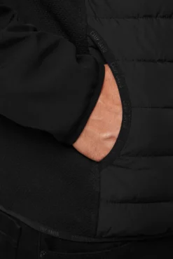 Herren CAMP DAVID & SOCCX Softshelljacke im Materialmix mit Kapuze