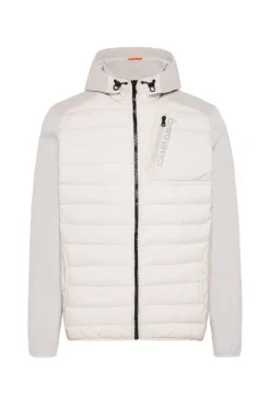 Herren CAMP DAVID & SOCCX Softjacke im Materialmix mit Kapuze