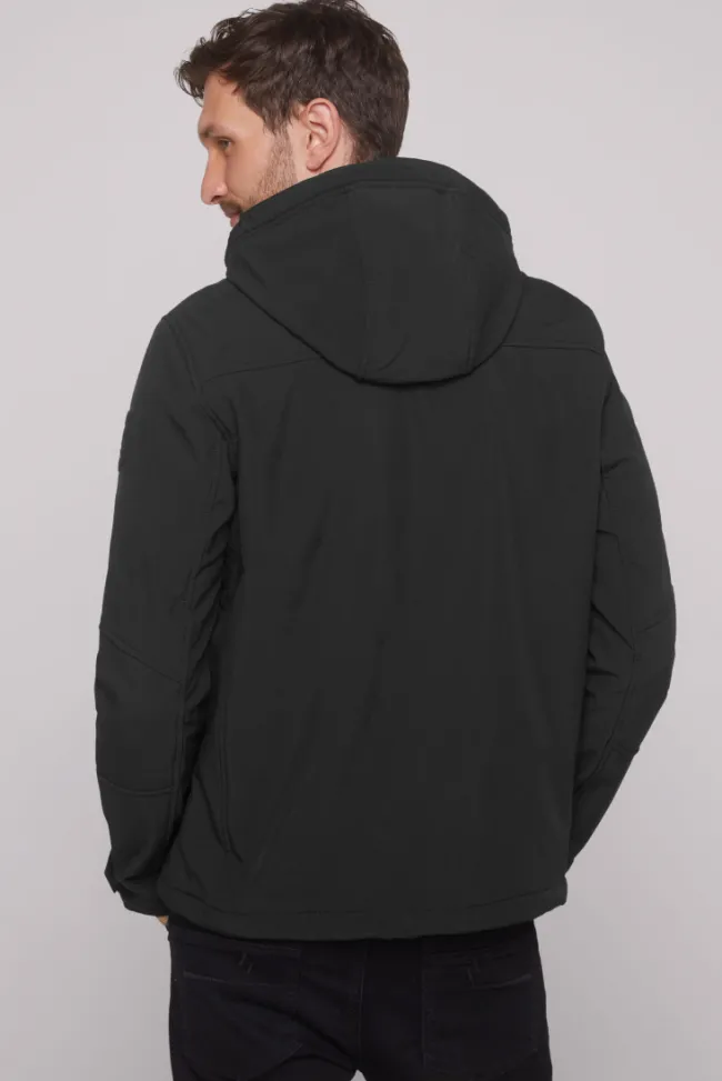 Herren CAMP DAVID & SOCCX Softshelljacke mit abtrennbarer Kapuze