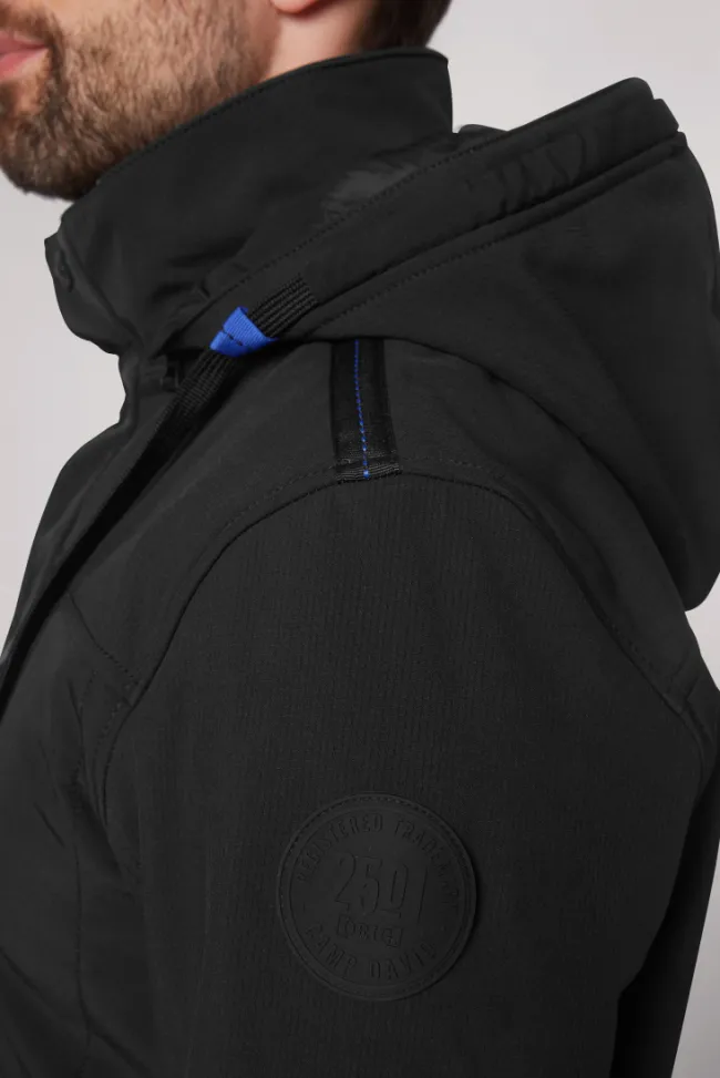 Herren CAMP DAVID & SOCCX Softshelljacke mit abtrennbarer Kapuze