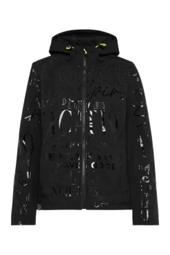 Damen CAMP DAVID & SOCCX Softshelljacke mit Kapuze und Glossy Prints