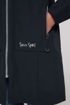Damen CAMP DAVID & SOCCX Softshellmantel mit Kapuze blue navy