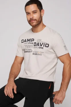 Herren CAMP DAVID & SOCCX Sport-T-Shirt mit Artwork