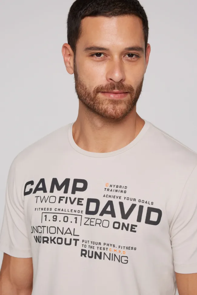 Herren CAMP DAVID & SOCCX Sport-T-Shirt mit Artwork