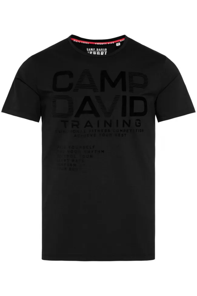 Herren CAMP DAVID & SOCCX Sport-T-Shirt mit Artworks