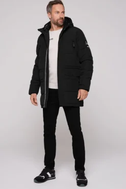 Herren CAMP DAVID & SOCCX Stepp-Parka mit Kapuzen-Layering