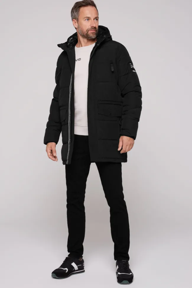 Herren CAMP DAVID & SOCCX Stepp-Parka mit Kapuzen-Layering