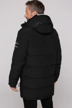 Herren CAMP DAVID & SOCCX Stepp-Parka mit Kapuzen-Layering