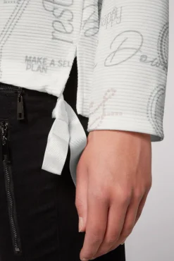 Damen CAMP DAVID & SOCCX Strukturiertes Sweatshirt mit All Over Print