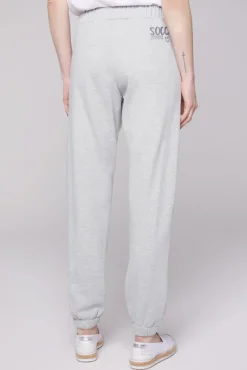 Damen CAMP DAVID & SOCCX Sweathose mit Glitter Print grey melange | XXL