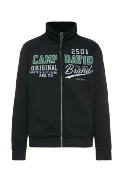 Herren CAMP DAVID & SOCCX Sweatjacke mit Artwork im Retro-Style