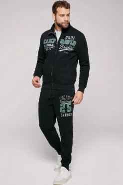 Herren CAMP DAVID & SOCCX Sweatjacke mit Artwork im Retro-Style