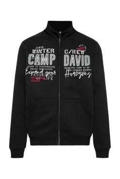 Herren CAMP DAVID & SOCCX Sweatjacke mit Logo Artwork