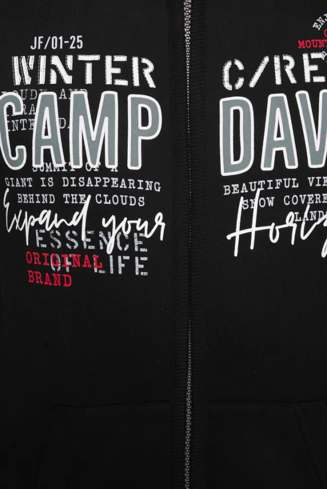 Herren CAMP DAVID & SOCCX Sweatjacke mit Logo Artwork
