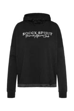 Damen CAMP DAVID & SOCCX Sweatshirt mit Kapuze und Print Artwork