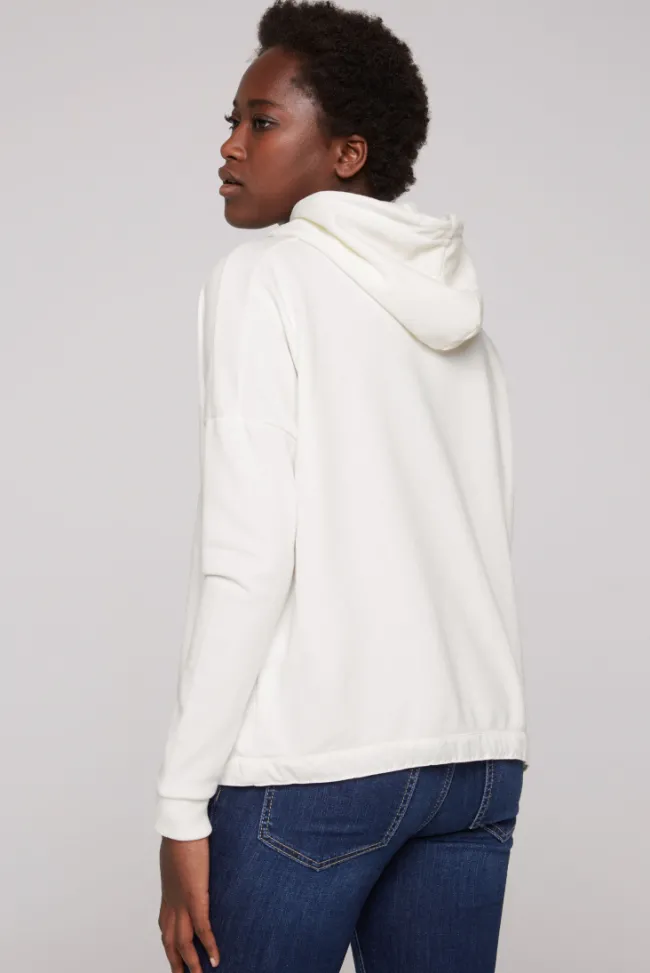 Damen CAMP DAVID & SOCCX Sweatshirt mit Kapuze und Print Artwork