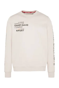 Herren CAMP DAVID & SOCCX Sweatshirt mit Label Prints