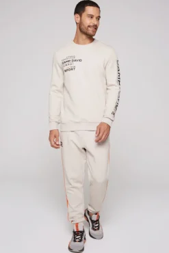 Herren CAMP DAVID & SOCCX Sweatshirt mit Label Prints