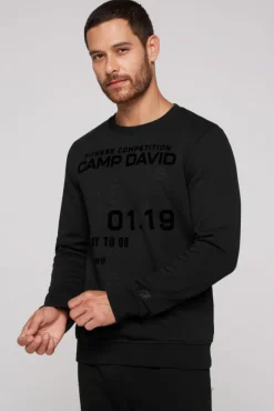 Herren CAMP DAVID & SOCCX Sweatshirt mit Label Prints
