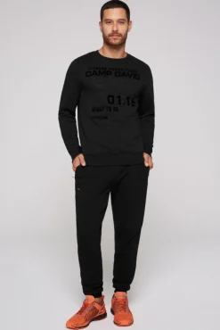 Herren CAMP DAVID & SOCCX Sweatshirt mit Label Prints