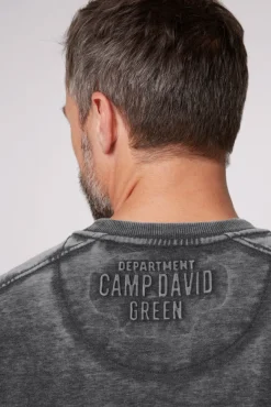Herren CAMP DAVID & SOCCX Sweatshirt mit Prägedruck