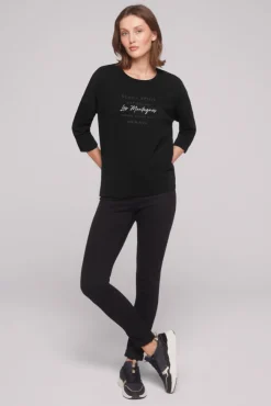 Damen CAMP DAVID & SOCCX Sweatshirt mit tonigen Rubber Prints