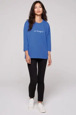 Damen CAMP DAVID & SOCCX Sweatshirt mit tonigen Rubber Prints