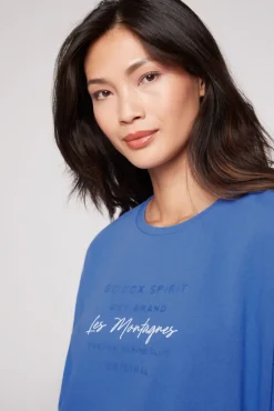 Damen CAMP DAVID & SOCCX Sweatshirt mit tonigen Rubber Prints