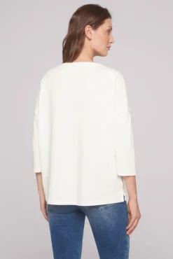 Damen CAMP DAVID & SOCCX Sweatshirt mit tonigen Rubber Prints