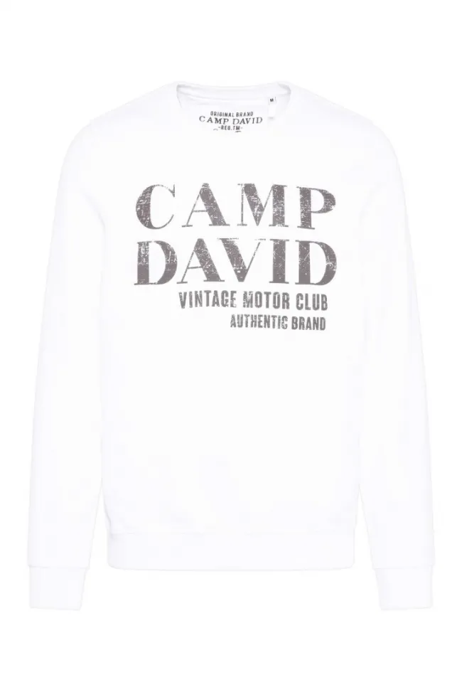 Herren CAMP DAVID & SOCCX Sweatshirt mit Vintage Print