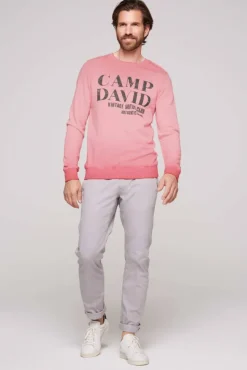 Herren CAMP DAVID & SOCCX Sweatshirt mit Vintage Print