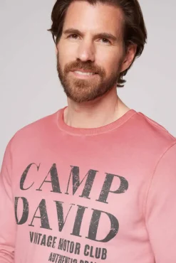 Herren CAMP DAVID & SOCCX Sweatshirt mit Vintage Print