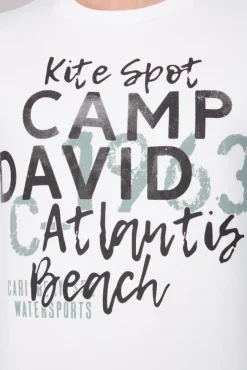 Herren CAMP DAVID & SOCCX Sweatshirt mit Wording Print
