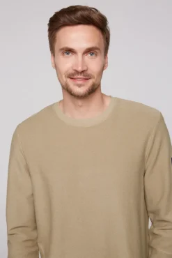 Herren CAMP DAVID & SOCCX Sweatshirt Reversed mit Patch-Print