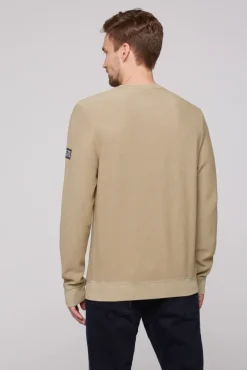 Herren CAMP DAVID & SOCCX Sweatshirt Reversed mit Patch-Print