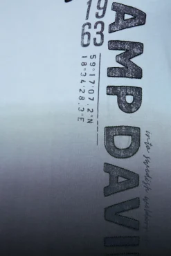 Herren CAMP DAVID & SOCCX T-Shirt Dip Dye mit senkrechtem Logo Artwork