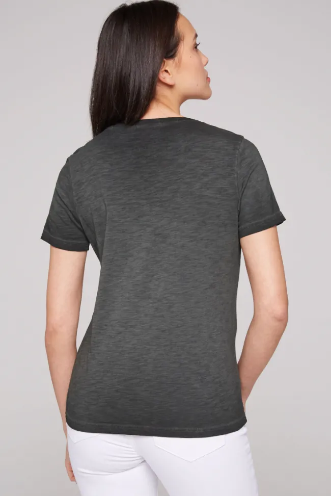 Damen CAMP DAVID & SOCCX T-Shirt mit Folienprint