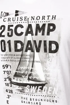 Herren CAMP DAVID & SOCCX T-Shirt mit Photoprint