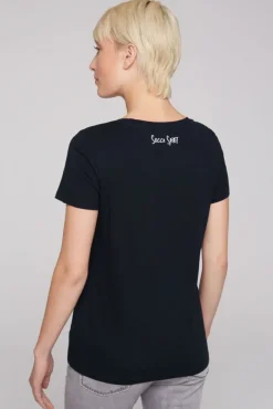 Damen CAMP DAVID & SOCCX T-Shirt mit Wording Print