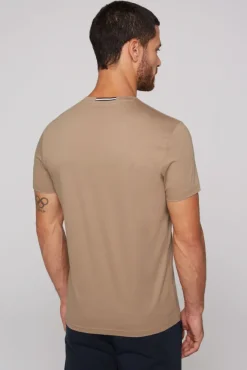 Herren CAMP DAVID & SOCCX T-Shirt Rundhals mit Logo Print
