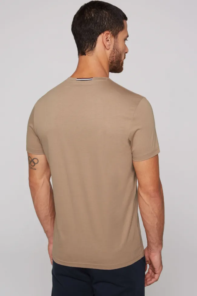 Herren CAMP DAVID & SOCCX T-Shirt Rundhals mit Logo Print