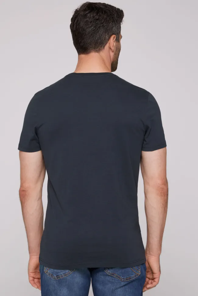 Herren CAMP DAVID & SOCCX T-Shirt Rundhals mit Yacht Print classic navy | S