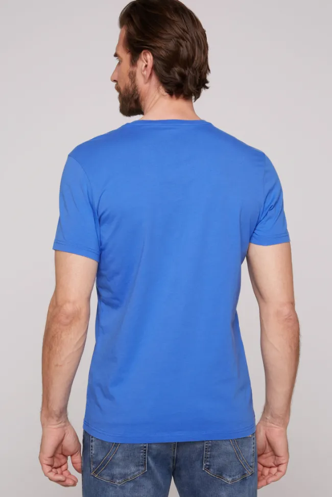 Herren CAMP DAVID & SOCCX T-Shirt Rundhals mit Yacht Print deep sky | S