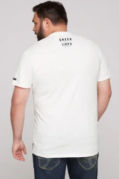 Herren CAMP DAVID & SOCCX V-Shirt mit Flockprint