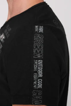Herren CAMP DAVID & SOCCX V-Shirt mit Rubber Artworks